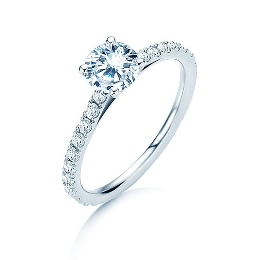 Anello di Fidanzamento Pure Diamond in platino