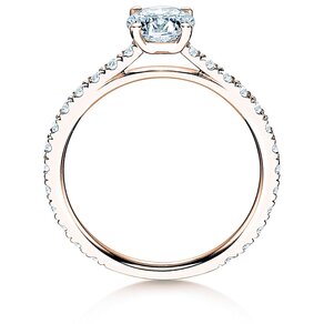 Anello di Fidanzamento Pure Diamond in 18K oro rosa con diamanti 1,17ct G/SI