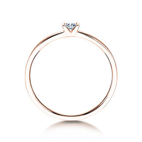 Anello di Fidanzamento Love in oro rosa