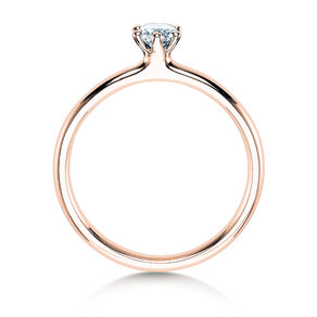 Anello di Fidanzamento Classic 6 in 14K oro rosa con diamante 0,20ct H/SI