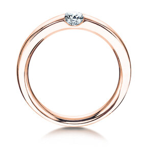 Anello di Fidanzamento Destiny in 18K oro rosa con diamante 0,10ct G/SI