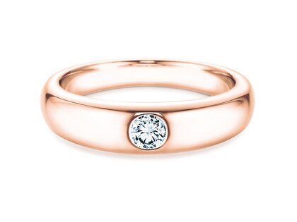 Anello di Fidanzamento Promise in oro rosa