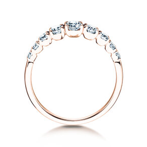 Anello di Fidanzamento 9 Diamonds in oro rosa