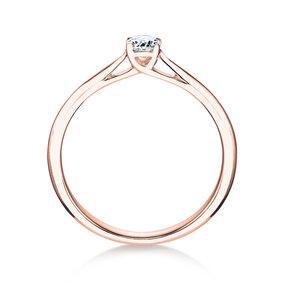 Anello di Fidanzamento Delight in 18K oro rosa con diamante 0,20ct G/SI