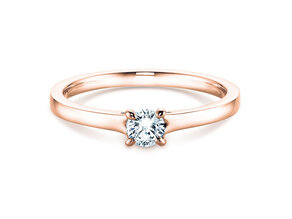 Anello di Fidanzamento Modern in oro rosa