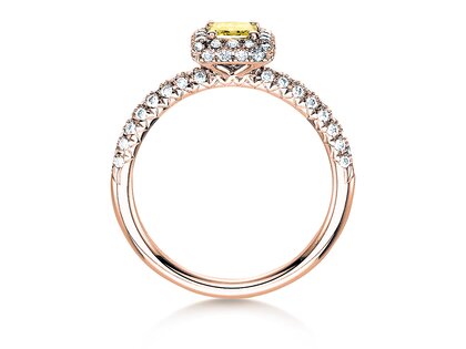 Anello di Fidanzamento Sophie in 18K oro rosa con diamanti 1,02ct