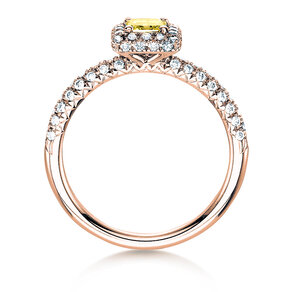 Anello di Fidanzamento Sophie in 18K oro rosa con diamanti 1,02ct