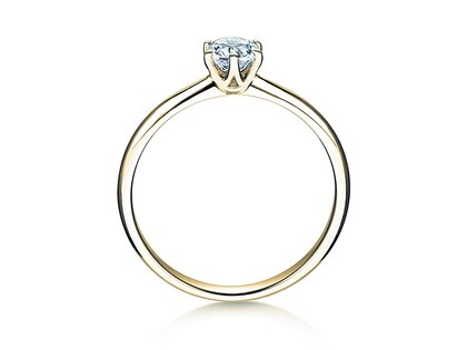 Anello di Fidanzamento Spirit in oro giallo