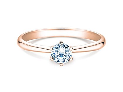 Anello di Fidanzamento Spirit in oro rosa