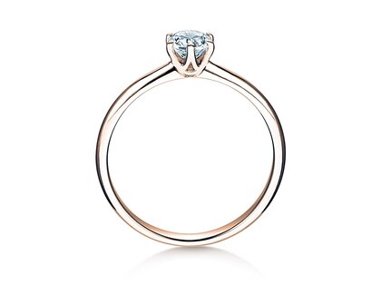 Anello di Fidanzamento Spirit in oro rosa