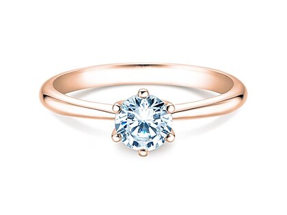 Anello di Fidanzamento Spirit in 14K oro rosa con diamante 1,00ct H/SI