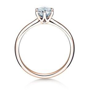 Anello di Fidanzamento Spirit in 14K oro rosa con diamante 1,00ct H/SI