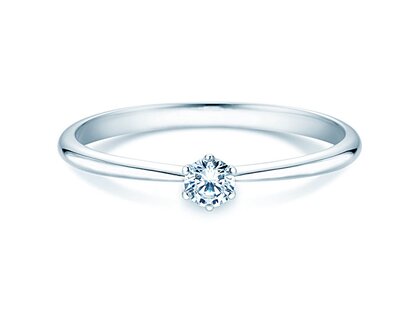Anello di Fidanzamento Spirit in argento 925/- con diamante 0,15ct G/VS