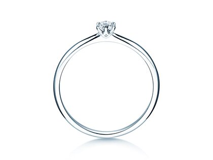 Anello di Fidanzamento Spirit in argento 925/- con diamante 0,15ct G/VS