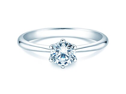 Anello di Fidanzamento Spirit in 9K oro bianco con diamante 1,00ct G/SI
