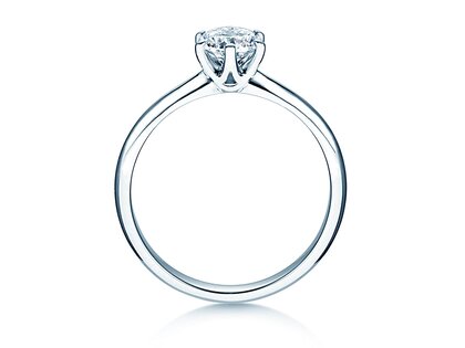 Anello di Fidanzamento Spirit in 9K oro bianco con diamante 1,00ct G/SI