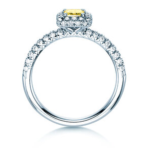 Anello di Fidanzamento Sophie in 18K oro bianco con diamanti 1,02ct