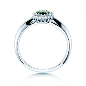Anello di Fidanzamento Windsor in 9K oro bianco