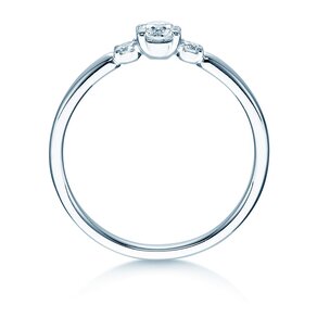 Anello di Fidanzamento Vivid Petite Diamond in platino 950/- con diamanti 0,30ct G/SI