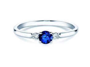 Anello di Fidanzamento Vivid Petite in oro bianco