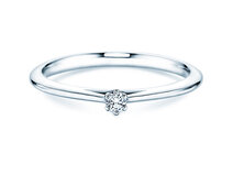 Anello di Fidanzamento Heaven 6 in argento 925/- con diamante 0,05ct G/SI