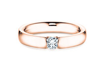 Anello di Fidanzamento Destiny in 14K oro rosa con diamante 0,30ct G/SI