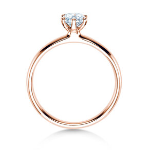 Anello di Fidanzamento Classic 6 in oro rosa