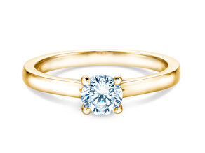 Anello di Fidanzamento Romance in 18K oro giallo con diamante 0,60ct G/SI