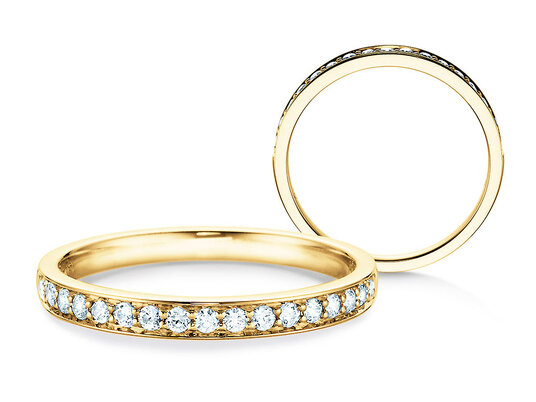 Anello di Fidanzamento Alliance-/Eternityring in oro giallo