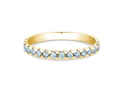 Anello di Fidanzamento Balance in 9K oro giallo con diamanti 0,50ct G/SI