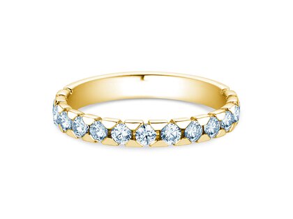 Anello di Fidanzamento Balance in 14K oro giallo con diamanti 0,75ct G/SI