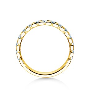 Anello di Fidanzamento Balance in 14K oro giallo con diamanti 0,75ct G/SI