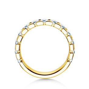 Anello di Fidanzamento Balance in 14K oro giallo con diamanti 1,30ct G/SI