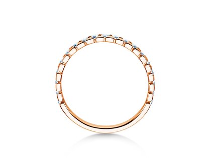 Anello di Fidanzamento Balance in 18K oro rosa con diamanti 0,50ct G/SI