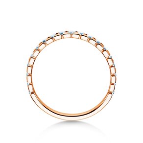 Anello di Fidanzamento Balance in 18K oro rosa con diamanti 0,50ct G/SI