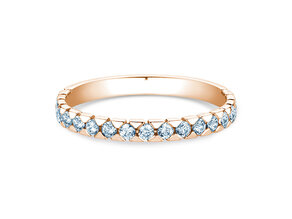 Anello di Fidanzamento Balance in 18K oro rosa con diamanti 0,50ct G/SI