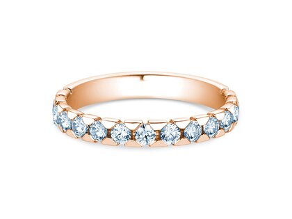 Anello di Fidanzamento Balance in 14K oro rosa con diamanti 0,75ct G/SI
