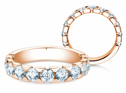 Anello di Fidanzamento Balance in 18K oro rosa