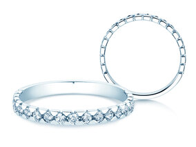 Anello di Fidanzamento Balance in 18K oro bianco con diamanti 0,50ct G/SI