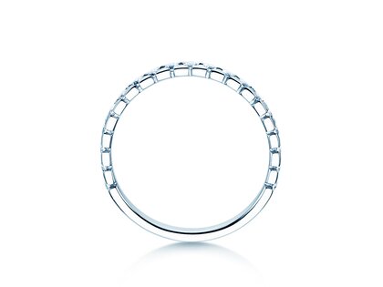 Anello di Fidanzamento Balance in 9K oro bianco con diamanti 0,50ct G/SI