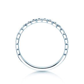 Anello di Fidanzamento Balance in 9K oro bianco con diamanti 0,50ct G/SI