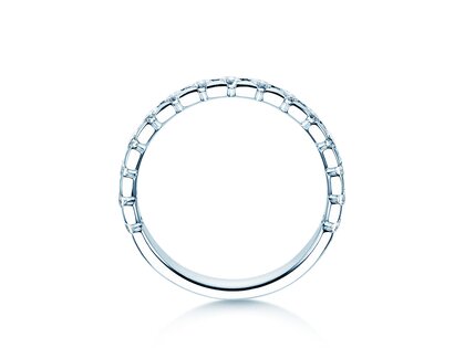 Anello di Fidanzamento Balance in 14K oro bianco con diamanti 0,75ct G/SI