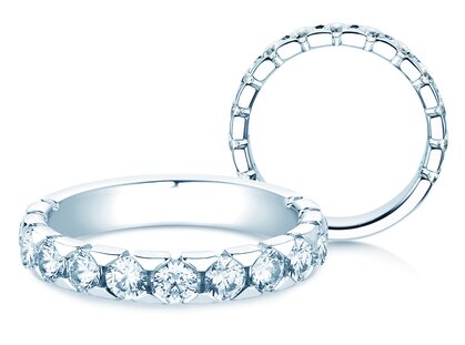 Anello di Fidanzamento Balance in 18K oro bianco con diamanti 1,30ct G/SI