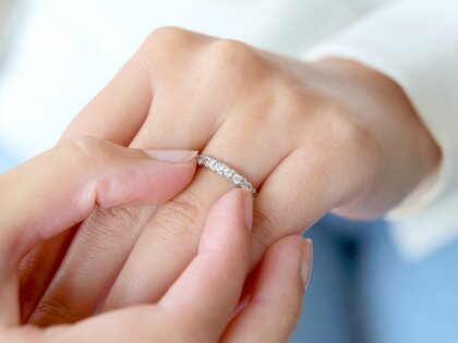 Anello di Fidanzamento Balance in 14K oro bianco con diamanti 0,75ct G/SI