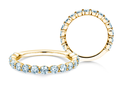 Anello di Fidanzamento Dawn in 14K oro giallo con diamanti 1,27ct G/SI