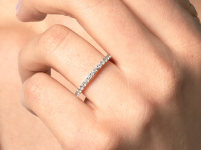 Anello di Fidanzamento Dawn in 9K oro bianco con diamanti 0,53ct G/SI