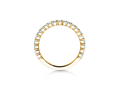 Anello di Fidanzamento Dawn in 14K oro giallo con diamanti 0,53ct G/SI
