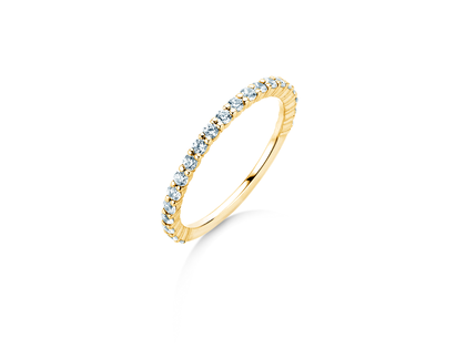 Anello di Fidanzamento Dawn in 14K oro giallo con diamanti 0,53ct G/SI