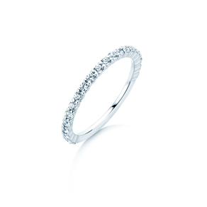 Anello di Fidanzamento Dawn in 9K oro bianco con diamanti 0,53ct G/SI