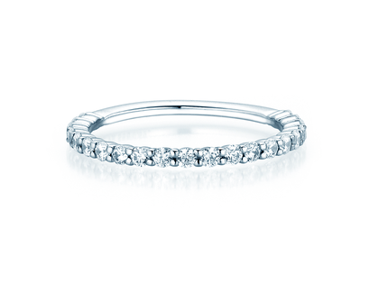 Anello di Fidanzamento Dawn in 9K oro bianco con diamanti 0,53ct G/SI